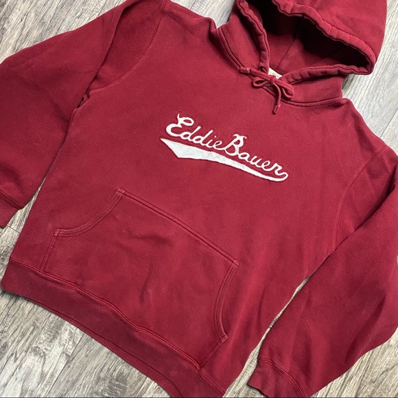 Vintage Eddie Bauer Pullover Hoodie Sweatshirt XL